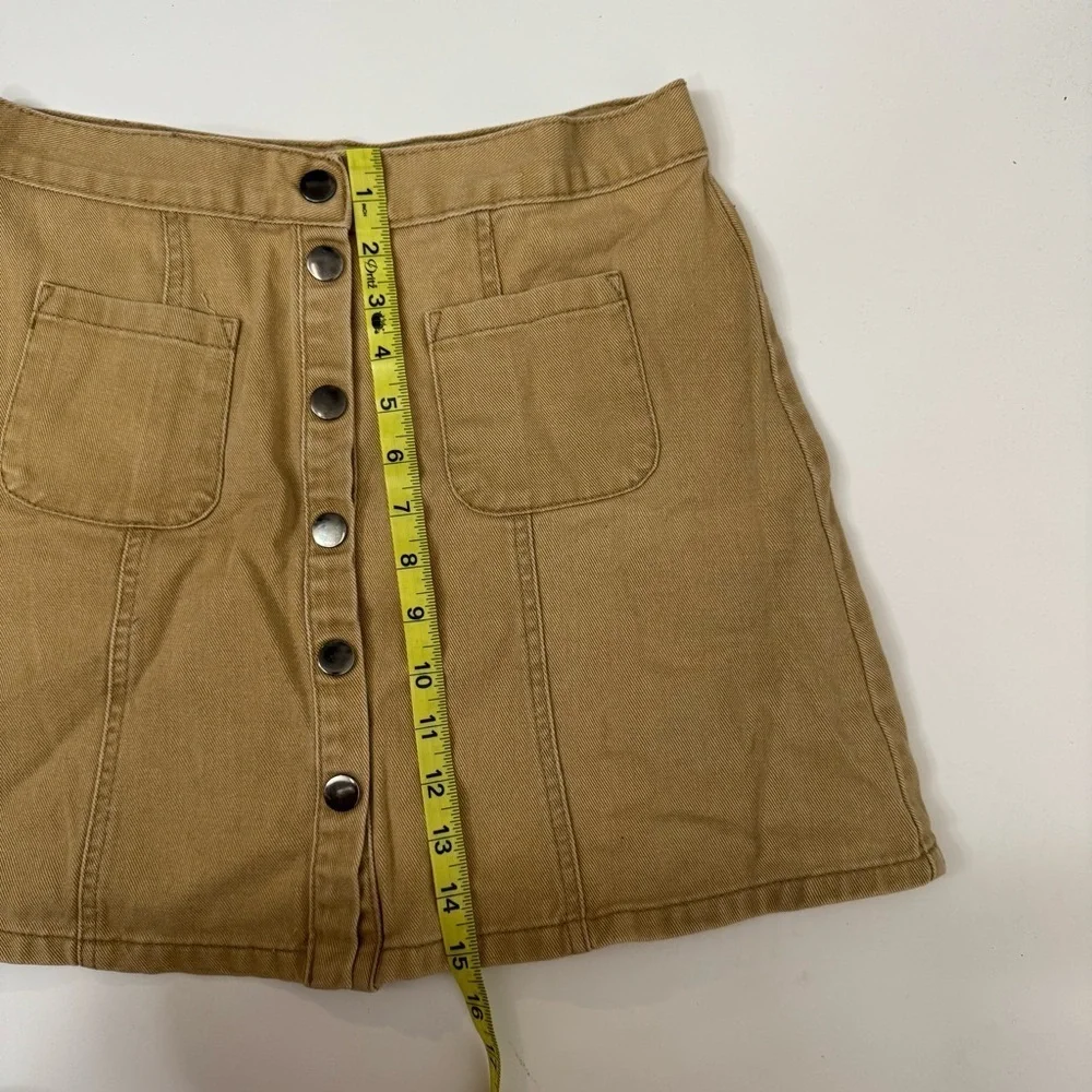 Urban Outfitters BDG Khaki Button-front Skirt Size Medium